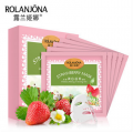 Rolanjona strawberry whitening nourish silk facial mask 