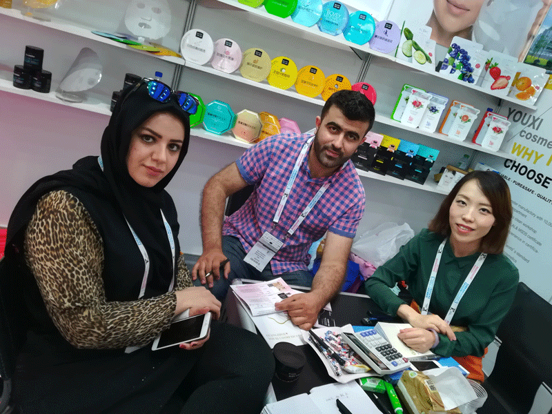 Youxi Cosmetics participated in 2017 Beautyworld Middle East Exhibition